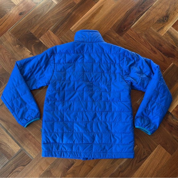 NWOT Patagonia Boys’ Nano Puff Brick Quilted Jacket XL (14) in Passage Blue - Picture 3 of 9